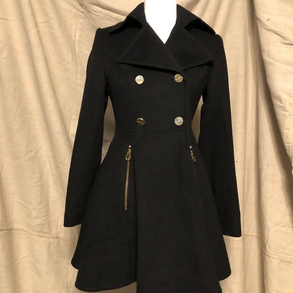Laundry By Shelli Segal Jackets & Blazers - Like New Black Wool Coat, Laundry by Shelli Segal
